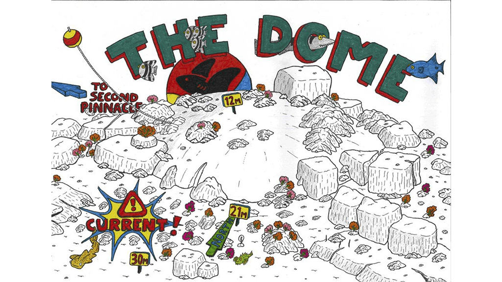 Схема Koh Tachai Pinnacle Схема Koh Tachai Pinnacle